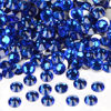 Picture of 1440PCS Art Nail Rhinestones non Hotfix Glue Fix Round Crystals Glass Flatback for DIY Jewelry Making with one Picking Pen (ss12 1440pcs, Sapphire)