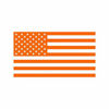 Picture of American US Flag [Pick Color/Size] Vinyl Decal Sticker for Laptop/Car/Truck/Jeep/Window/Bumper (5in x 2.8in, Matte Orange)