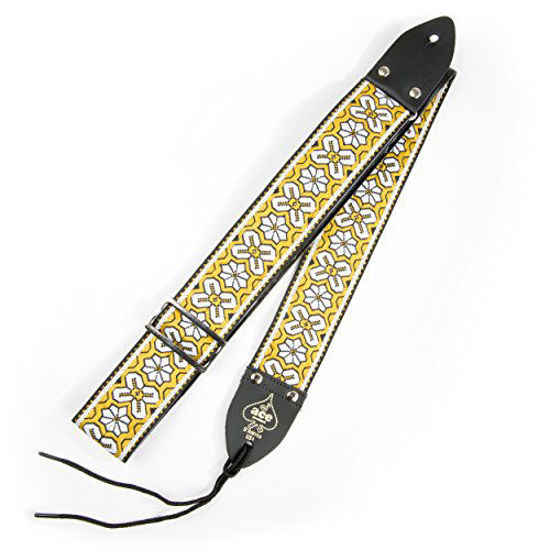 Picture of D?Andrea Ace Vintage Reissue Guitar Strap - Greenwich - Replica of Guitar Strap Used by Bob Dylan, Featured on Greatest Hits Album Cover