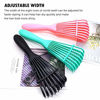 Picture of Detangling Brush for Afro America/African Hair Textured 3a to 4c Kinky Wavy/Curly/Coily/Wet/Dry/Oil/Thick/Long Hair, Knots Detangler Scalp Massage Comb Hair Detangler for Women (2 pcs, Pink-Black)