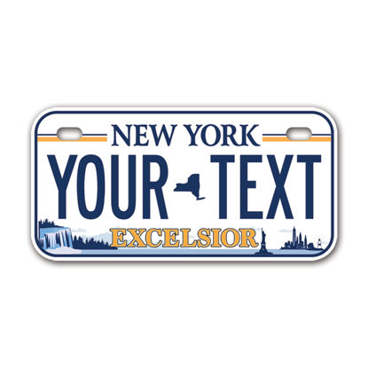 Custom State License Plate - 6x3, 50 States | Personalized New Jersey State  License Plate with Your Name, Text - UV Protected Kid License Plate for