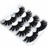 Picture of HBZGTLAD NEW 4 Pairs 3D Mink Hair False Eyelashes Criss-cross Wispy Cross Fluffy length 25-30mm Lashes Extension Handmade Eye Makeup Tools (MDR-2)