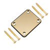 Picture of Musiclily 4 Holes Metal Guitar Neck Plate for Fender Strat Tele Guitar or Bass,Gold