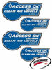 Picture of California HOV Stickers 3M Paint Protection Film - 2021 (for Blue Stickers)