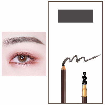 Picture of Eyebrow Pencil Longlasting Waterproof Durable Automaric Liner Eyebrow 5 Colors to Choose (5pcs, 4# Grey)