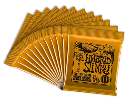 Picture of Ernie Ball 2222-12 Hybrid Slinky Electric Guitar Strings (12 Sets)