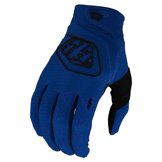 Picture of Troy Lee Designs Motocross Motorcycle Dirt Bike Racing Mountain Bicycle Riding Gloves, Air Glove (Blue, Medium)