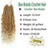 Picture of Crochet Box Braids Hair -8 Packs Goddess Box Braids Crochet Hair Bohemian Curly Crochet Hair Pre-looped Crochet Hair for Black Women… (12(8Packs）, 27/613)