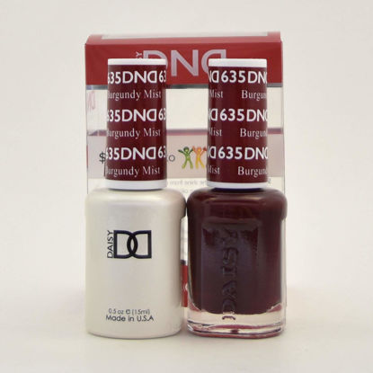 Picture of DND GEL SET (DND 635 BURGUNDY MIST)