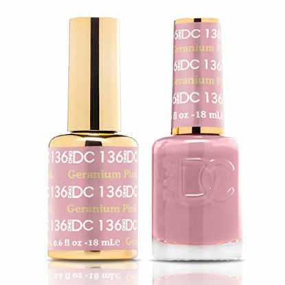 Picture of DND Premium DC Gel Set (DC 136 GERANIUM PINK)