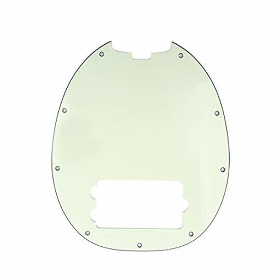 Picture of Musiclily 9 Holes 4 String Bass Pickguard Plate for Music Man StingRay MM Style, 3Ply Ivory