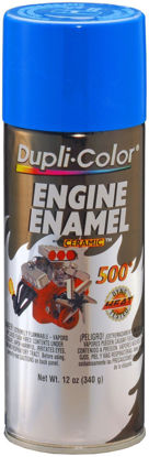 Picture of Dupli-Color - DE1601-6 PK (EDE160107-6 PK Ford Blue Engine Enamel with Ceramic - 12 oz. Aerosol, (Case of 6)