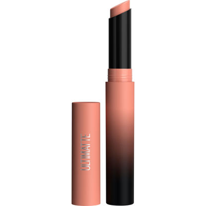 Picture of Maybelline Color Sensational Ultimatte Matte Lipstick, Non-Drying, Intense Color Pigment, More Blonde, Sandy Nude, 0.06 oz