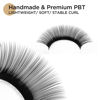 Picture of LASHVIEW Semi-Permanent Eyelash Extensions C Curl 10mm 0.20 Thickness Silk Fake Natural Thick Lashes Individual Eyelashes Silk lashes (Salon Use)