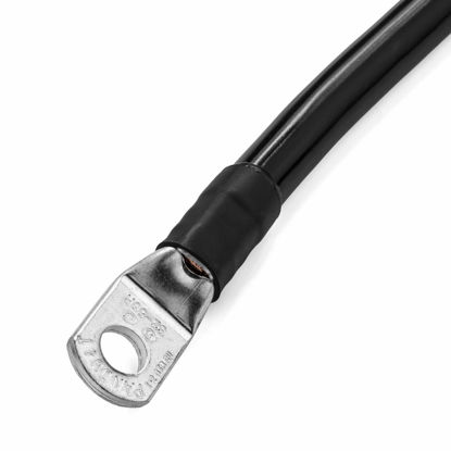 Picture of Spartan Power Black 15 Foot 1/0 AWG Battery Cable, Negative Only 3/8" M10