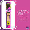 Picture of Goody Wood Styler Brush - Natural Boar Bristles Smooth and Add Shine - Fights Frizz and Static - Premium Wood Design - Pain-Free Hair Accessories for All Hair Types - for Men, Women, Boys, & Girls