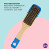 Picture of Goody Wood Styler Brush - Natural Boar Bristles Smooth and Add Shine - Fights Frizz and Static - Premium Wood Design - Pain-Free Hair Accessories for All Hair Types - for Men, Women, Boys, & Girls