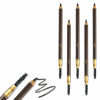 Picture of Eyebrow Pencil Longlasting Waterproof Durable Automaric Liner Eyebrow 5 Colors to Choose (5pcs, 1# Black)