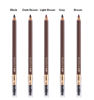 Picture of Eyebrow Pencil Longlasting Waterproof Durable Automaric Liner Eyebrow 5 Colors to Choose (5pcs, 1# Black)