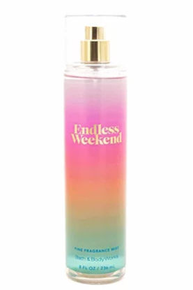 Picture of Bath and Body Works Endless Weekend Fine Body Fragrance Mist 8 Fluid Ounce (Endless Weekend)