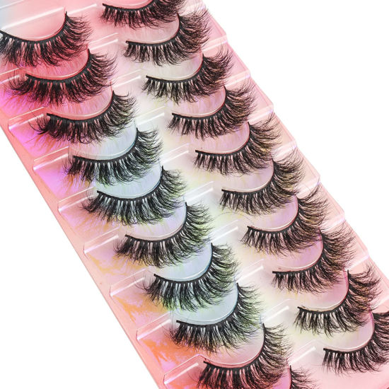 GetUSCart- Fluffy Lashes Natural Wispy Eyelashes Full Volume Mink