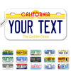 Picture of InkMyPlate Personalized California Old Small License Plate | Bike 6x3 inch | Select from All 50 States | 3 Sizes | Custom License Plates for Kids Bicycles | Power Wheels | USA Thick .040 Aluminum