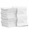 Picture of Nabob Wipers Auto Mechanic Shop Towels Shop Rags 100% Cotton Size 14"x14" (50 Pack, White)