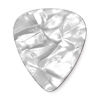 Picture of Dunlop 483P04TH Genuine Celluloid, White Pearloid, Thin, 12/Player's Pack