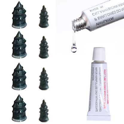 Picture of NORSHIRE Tire Repair Nail,Self-Tapping Screw,Tire Repair Kits,Tire Screw Plug,Tire Repair Rubber Nail,Tire Fix,Suitable for car, Motorcycle, ATV, Jeep, Truck, Tractor tire Puncture Repair