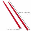 Picture of Antner 3 Pairs Drum Sticks 5A Classic Maple Drumsticks Wood Tip Drumstick for Student and Adult, Red