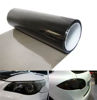 Picture of KOMAS 12” X 48” Tint Vinyl Film Sticker Sheet Roll for Car Headlight, Tail Lights, Fog Lights with Squeegee + Cutter (Glossy Light Black)