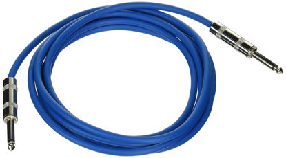 Picture of Seismic Audio SASTSX-10Blue-6PK 10-Feet TS 1/4-Inch Guitar, Instrument, or Patch Cable, Blue