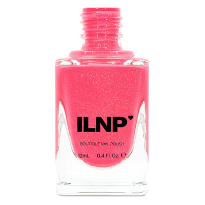 Picture of ILNP Summer Crush - Vibrant Pink Neon Holographic Nail Polish