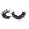 Picture of wiwoseo False Eyelashes Russian Strip Lashes Natural Wispy Fluffy D Curly 18MM Fake Eyelashes 10 Pairs Pack