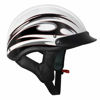 Picture of VCAN Cruiser Flat White Motorcycle Half Helmet (Blade, Medium)