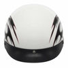 Picture of VCAN Cruiser Flat White Motorcycle Half Helmet (Blade, Medium)