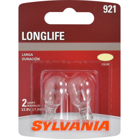 Picture of SYLVANIA - 921 Long Life Miniature - Bulb, Ideal for Interior Lighting - Cargo and License Plate (Contains 2 Bulbs)