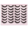 Picture of Mink Lashes Natural Look Fluffy Wispy Eyelashes Pack zanlufly Eye Lashes Mink Dramatic Full Thick False Eyelashes Fox Reusable Handmade Soft Fake Eyelashes