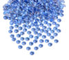 Picture of QOGIR 3000 Pieces SS16 Lt Sapphire Hotfix Rhinestones for Crafts Clothes Nail Art Diamantes Flatback 4mm Glass Gems Rhinestone