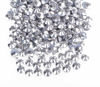 Picture of QOGIR 3000 Pieces SS16 Metallic Silver Hotfix Rhinestones for Crafts Clothes Nail Art Diamantes Flatback 4mm Glass Gems Rhinestone