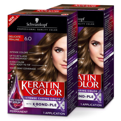 Schwarzkopf Keratin Color Permanent Hair Color Cream, 3.0 Espresso