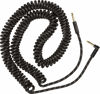 Picture of Fender Deluxe Series Coiled Instrument Cable, Straight/Angle, Black Tweed, 30ft