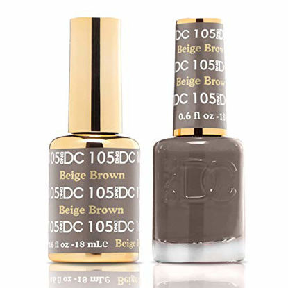 Picture of DND Premium DC Gel Set (DC 105 BEIGE BROWN)