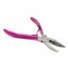 Picture of Professional Hair Extension & Beading Tool Kit Remove Plier Set for beads (4 Piece) I-Link Micro Ring Loop Needle Pulling Hook Threader Wire for Silicone Rings (Shocking Pink)