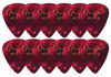 Picture of Fender Premium Celluloid 351 Shape Picks, Medium, Red Moto - 12 Pack