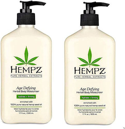 Picture of Body Moisturizer - Daily Herbal Moisturizer, Shea Butter Anti-Aging Body Moisturizer - Body Lotion, Hemp Extract Lotion - Skin Care Products, 100% Pure Organic Hemp Seed Oil - 2 Pack