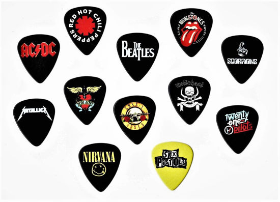 Picture of Band Logo Guitar Picks (12 picks in a packet)