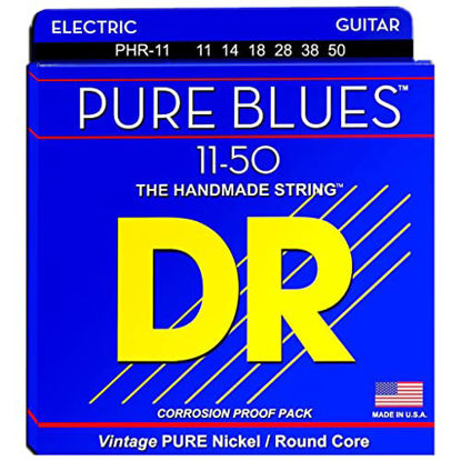 Picture of DR Strings PHR11 Pure Blues Nickel Heavy Electric Guitar Strings