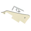 Picture of KAISH Aged White 3 Ply LP Guitar Pickguard with Chrome Bracket for Epiphone Les Paul