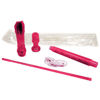 Picture of Paititi Soprano Recorder 8-Hole With Cleaning Rod + Carrying Bag, Transparent Pink Color, Key of C